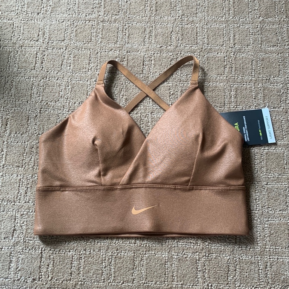 NWT Brown Nike Sports Bra